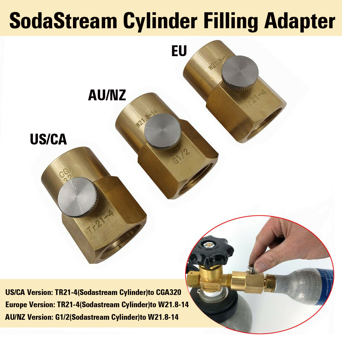 Sodastream Bulk Fill Adapter