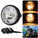 7 inch Retro LED Motorcycle Headlights ( Black )