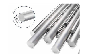 10pcs 6061 Aluminum Rod Diameter 10mm, Length 150mm Aluminum Round Bar