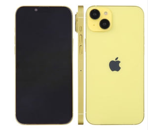 For iPhone 14 Plus Black Screen Non-Working Fake Dummy Display Model (Yellow)