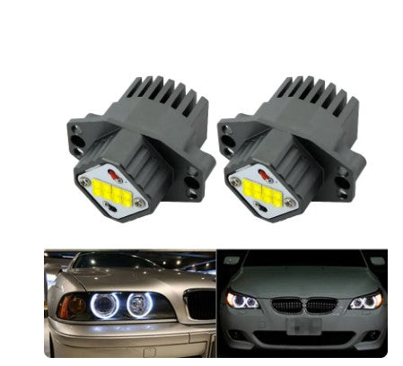 1Set/2x80W 160w LED Halo Ring Marker Angel Eyes Light Bulb White Canbus Error Free For BMW E90 E91 325i 328i 316i 320i 330i