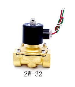 2W320-32 Brass 1-1/4 inch 32mm electric solenoid water valve 110/220V AC G thread