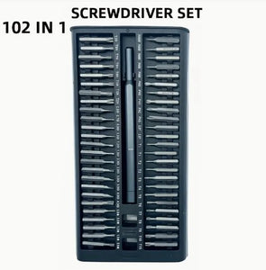 102 In 1 Precision Screwdriver Set, Professional Repair Tool Kit With Magnetic Bits For Watches, Smartphones, Tablets, Laptops, Small Portable Screwdriver Set