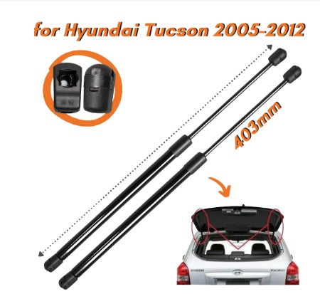 Car Rear Window Glass Dampers for Hyundai Tucson 2005-2012 SUV Gas Springs Shock Lift Strut Support Gas Struts Bar Prop