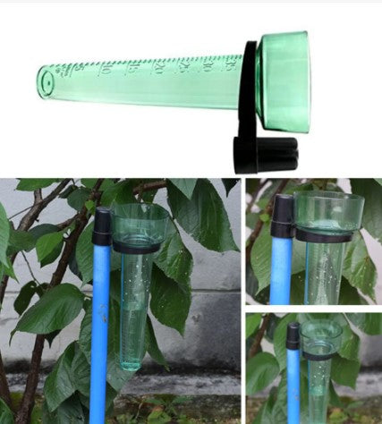 Rain Meter Rain Gauge 1pcs Convenient Easy To Carry Garden Outdoor Rain Meter Light Green