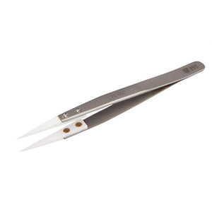 BEST BST-72-MZ Non-inductive Ceramic Stainless Steel Handle Tweezer