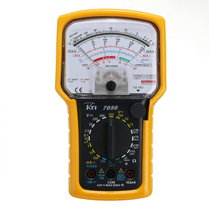 KT7050 Original Authentic Precision Analog Multimeter Sensitive 50uA SMT Printing Circuit Board Overload Protection DCV ACV DCA  Continuity Buzzer