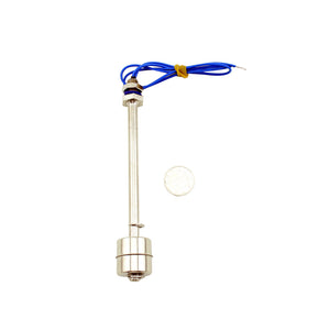 220v 50W 150mm 9.5mm/0.27 Stainless Steel Float Switch SFS15010 Liquid Water Level Sensor Horizontal"