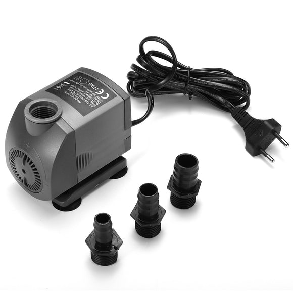 FA1500 220V 25W Submersible Water Pump with 2M Power Cord 3 Nozzles For Waterfall Filter Fish Ponds