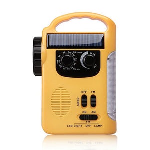 Potable Multifunctional Handy Crank Dynamo FM Radio With Led Flashlight Mobile Phone Charger