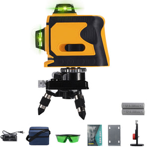 12 Lines Laser Level Green Self Leveling 360 Rotary Cross Laser Level