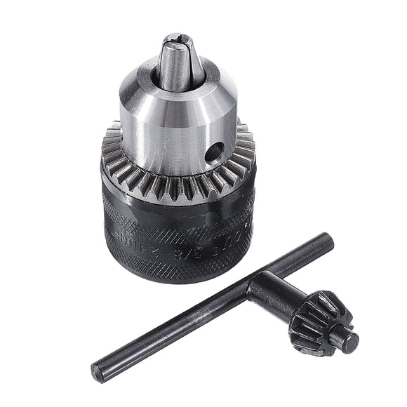 SAN OU 1.5-13mm Keyed Drill Chuck Adapter 3/8-24 UNF Thread Mount Type Electric Drill Chuck