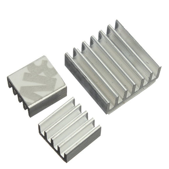 60pcs Adhesive Aluminum Heat Sink Cooler Kit For Cooling Raspberry Pi