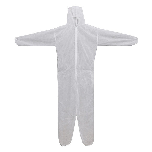 Disposable White Coveralls Dust Spray Suit Non-woven Clothing