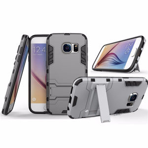 Kickstand Hybrid PC TPU Case for Samsung Galaxy S7 Edge