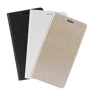 Silk Print Flip PU Leather Protective Stand Case For Xiaomi MI5