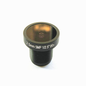 2.5mm 1/2.5 5MP M12 HD 130 Degree Wide Angle IR Block FPV Camera Lens for FPV Racing"