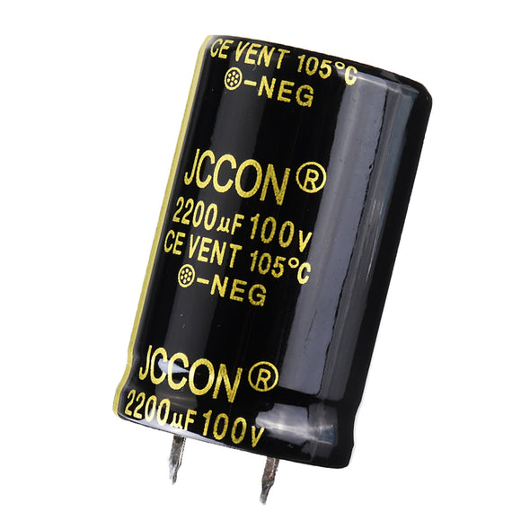 3Pcs 2200UF 100V 25x40mm Radial Aluminium Electrolytic Capacitor High Frequency 105C