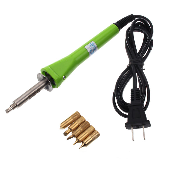 6Pcs 30W Multifunctional Crafts Wood Burning Pen Soldering Solder Iron Pencil Kit