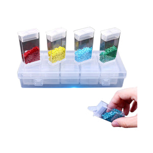 10 Grids Plastic Parts Storage Box Organizer Case Jewelry Diamond Painting Storage Box