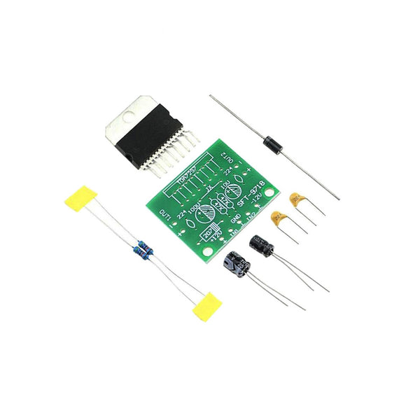 TDA7297 12V Pure DC Power Amplifier Board Parts Level Rear Stage 2.0 15W+15W Dual Channel Electronic DIY Kit