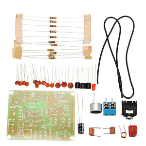 EQKIT FM Transmitter Kit RF-02 Wireless Microphone Parts MP3 Repeater Micro Transmitter With Antenna