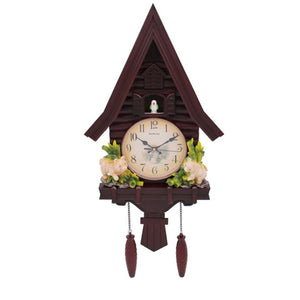 Cuckoo Clock Bird Home Living Room Hanging Wall Clocks Modern Decoration