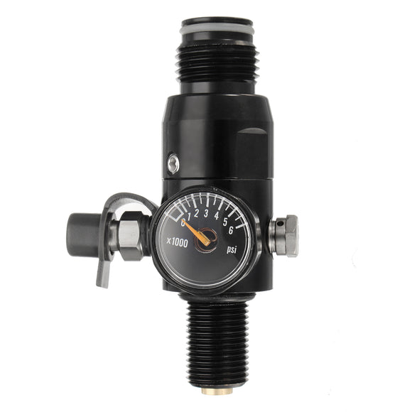 5/8-18UNF Thread Paint Valve Ball Regulator Input 4500psi HPA Air Tank Output 1800psi Ball Valve