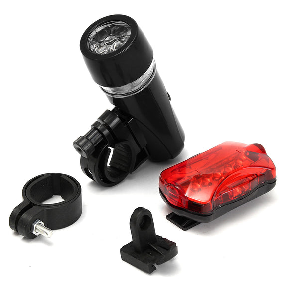 BIKIGHT Bicycle HeadLight Bike Torch LED Laser Tail Light Super Full Set