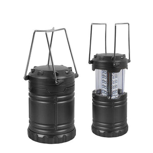 30 LED Portable Tent Light Lantern Retractable Folding Lamp For Camping Hiking Fishing