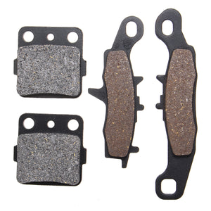 Front+Rear Brake Pads For Kawasaki KX100 Set Full Kit D1 D2 D3 D4 D5 2001-2009