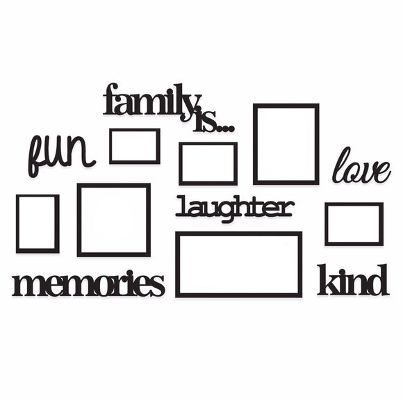 13Pcs/Set Family Photo Frame Home Hanging Wall Decorative Collage Decoration Wedding Picture Sticker