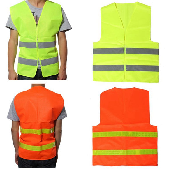 Visibility Reflective Safety Vest Waistcoat Reflective Stripes Jacket