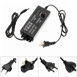 Excellway 3-12V 5A 60W AC/DC Adapter Switching Power Supply Regulated Power Adapter Display