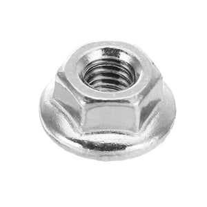 Suleve M3SN5 50Pcs M3 304 Stainless Steel Hex Serrated Flange Lock Nuts