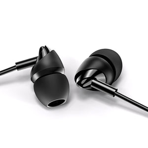 USAMS EP-39 3.5mm Wired Control In-ear Earphone 1.2m Stereo Music Earbuds Headphone with Mic for iPhone Huawei