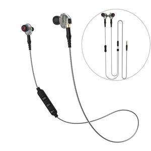 [Dual Dynamic Drivers] Bakeey M2 bluetooth Earphone Replaceable 3.5mm Wire Bass Headphone with Mic