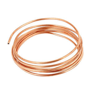 5/16 Inch Diameter 3/4/6m Soft Coil Brass Tube Hose Air Conditioner Pipe Refrigerant Gas R410A