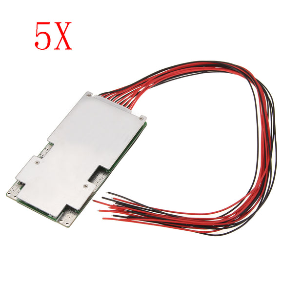 5pcs 60V 16S 45A Li-ion Lithium Battery Protection Board BMS PCB System