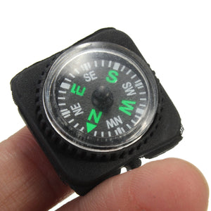 IPRee Mini EDC Compass For Paracord Bracelet Outdoor Camping Emergency Survival Tool