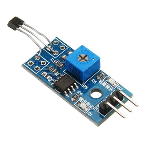 5pcs 5V/3.3V Speed Measurement Hall Sensor Module Hall Switch Motor Tachometer Module For DIY