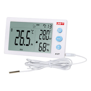 UNI-T A13T Digital Temperature Thermometer Indoor Outdoor Instrument Alarm Clock Weather Station