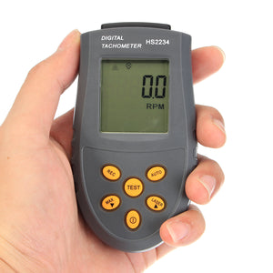 HS2234 5 Digits LCD Display Digital Laser Tachometer 2.5RPM to 99999RPM