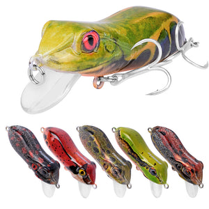 ZANLURE 1pc 4cm 9.5g Pencil Popper Fishing Lure Crankbait Wobblers Plastic Frog Artificial Bait