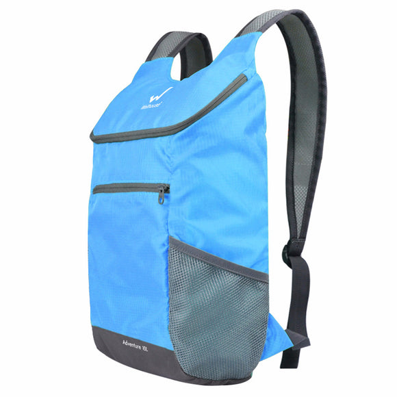 Outdoor Hiking Polyester 10L Backpack Waterproof Folding Tear Resistant For Men Women Bag