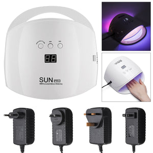 SUNPRO 48W LED Nail Light UV Nail Lamp Art Dryer Machine Curing Gel Timing Sun Baking Glue Tool