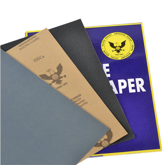 Abrasive Paper Water Resistant Sandpaper Polish Sandpaper 2000 Granularity