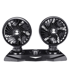 Truck Trailer Universal 24V Car Double-head Fan With Scented Car Fan