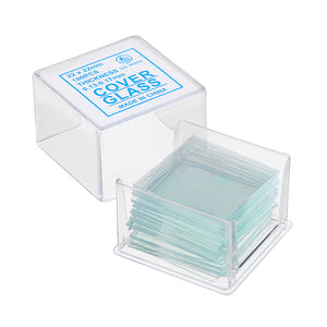 100Pcs/Box 22x22mm Transparent Slides Coverslips Special Cover Glass Microscope Consumables