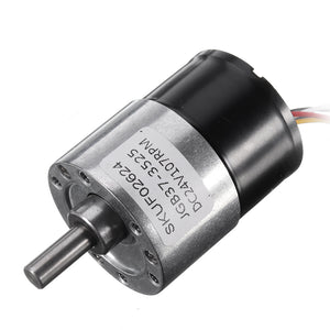 JGB37-3525 DC 24V 107rpm Brushless Motor Gear Reduction Motor 37MM Geared Motor